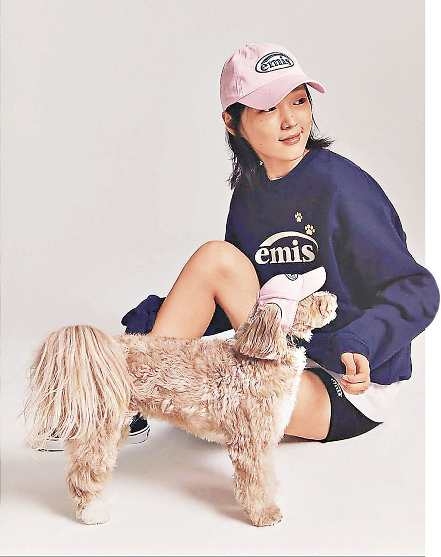 ■與毛孩出街成為亮眼風景線。