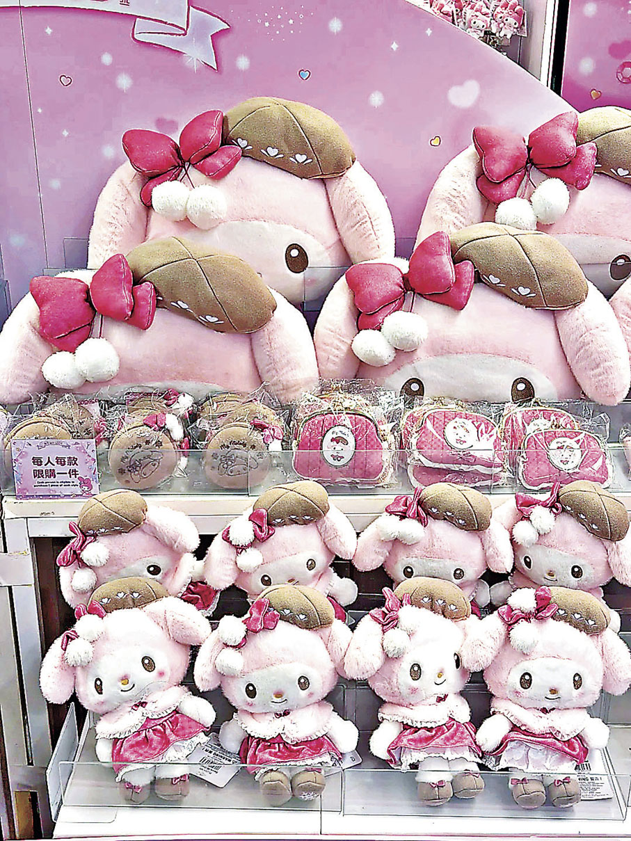 ■My Melody貝雷帽系列掀起搶購潮。