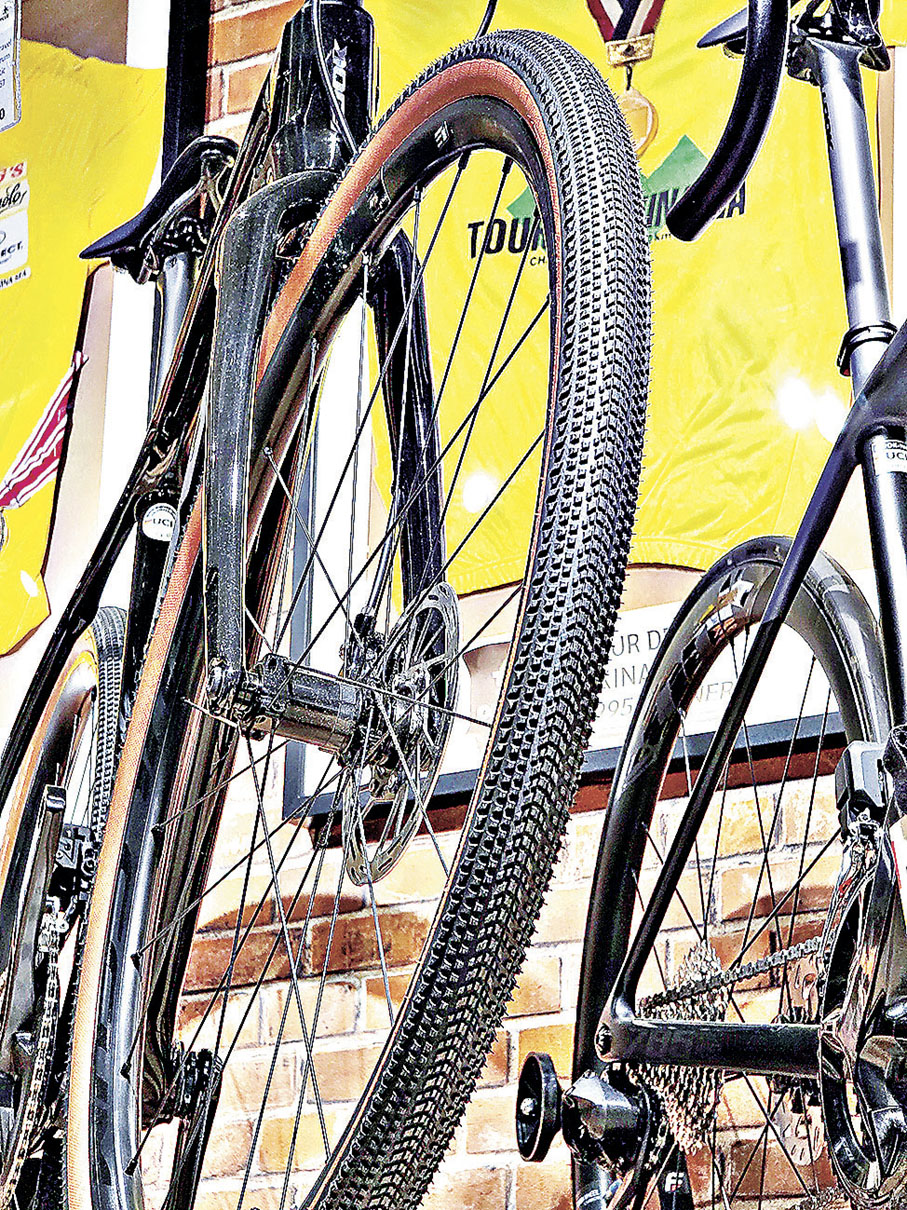 ■初接觸公路車，或可選擇先使用較寬的輪胎。