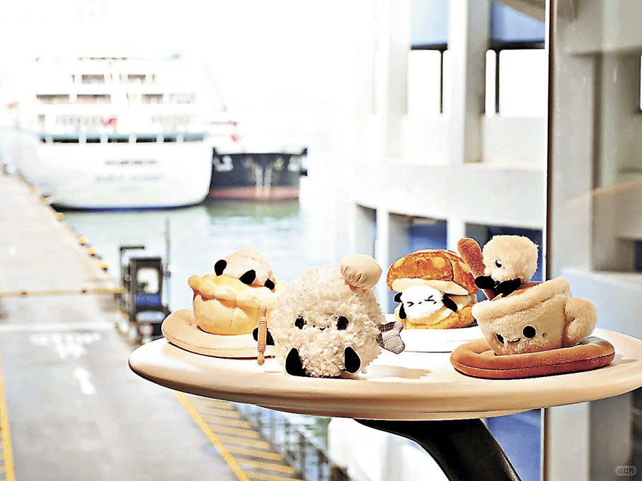 ■港式點心造型毛絨公仔。