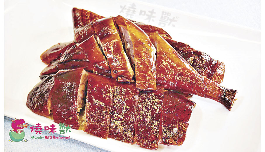 ■燒鵝切件很誘人。