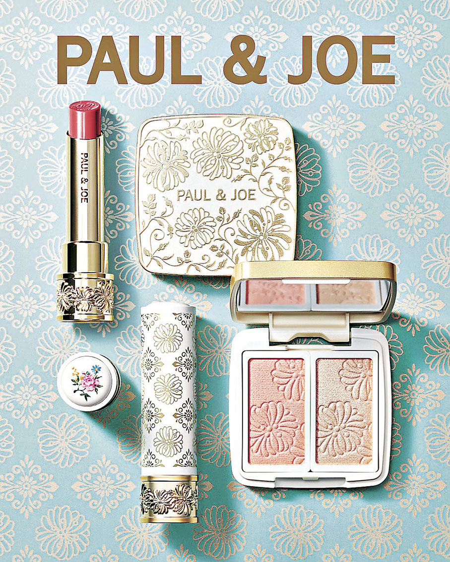 ■使用PAUL & JOE產品，化出法式春日粉嫩妝容。