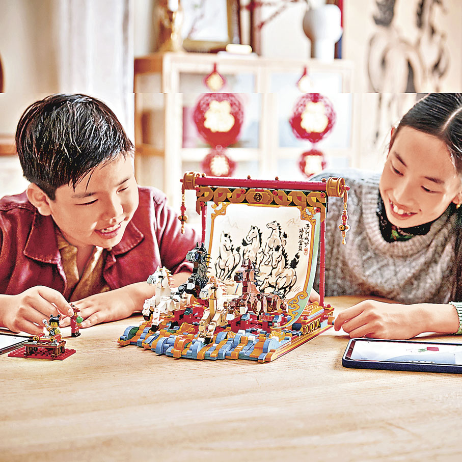 ■想挑戰高難度的，可入手LEGO「80119 駿馬奔騰圖」。