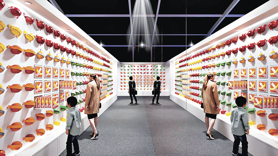 ■沉浸式展區帶你展開「可以品嘗」的藝術之旅。