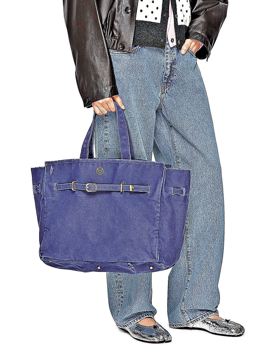 ■BAZ & FRIENDS 帆布托特包，可搭配休閒風格。