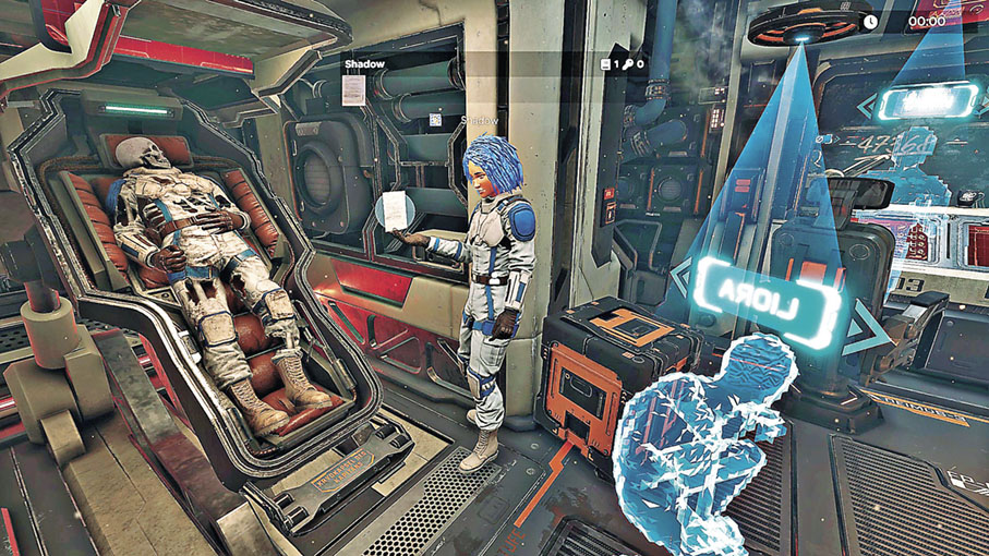 ■調查密室中的線索。