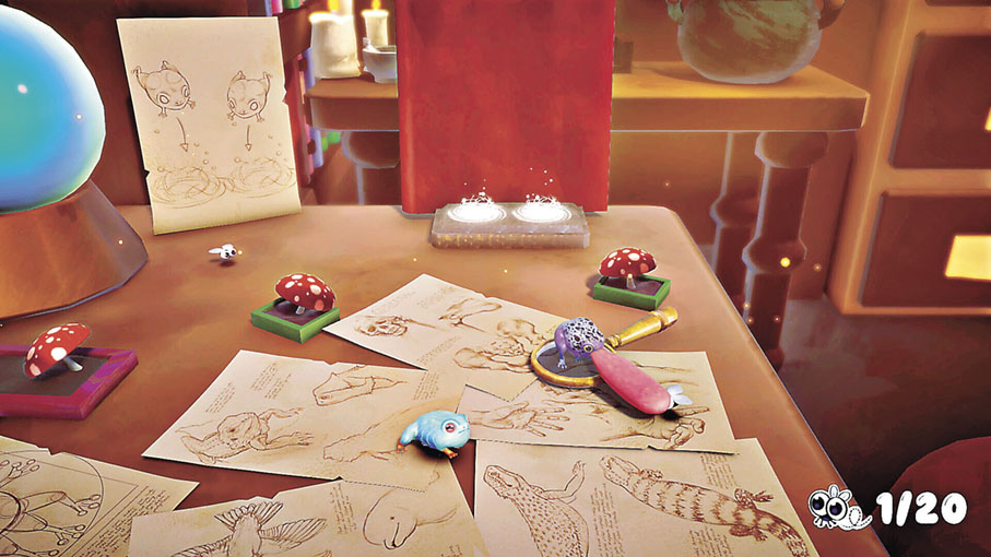 ■運用青蛙的特性解謎。