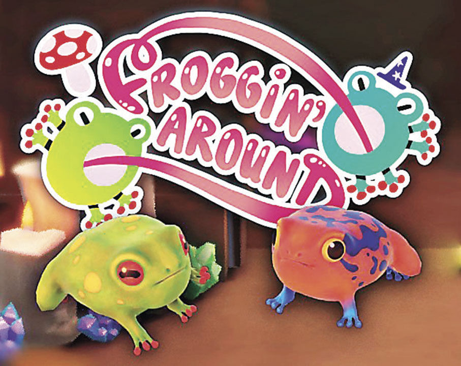 ■化身青蛙展開雙人冒險。