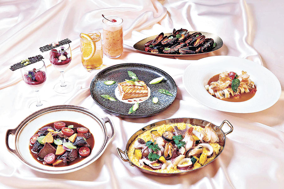 ■與愛侶共享情人節海鮮自助晚餐。