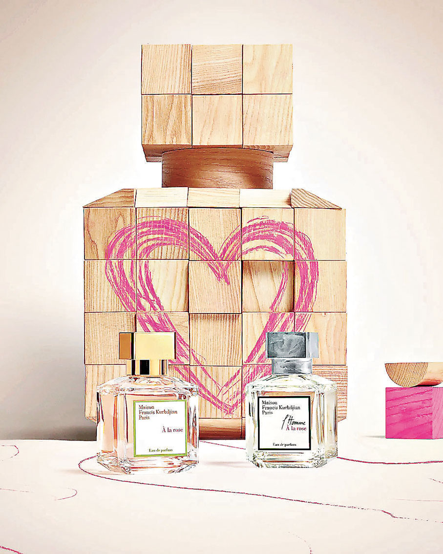 ■MFK的兩款玫瑰香水，是品牌經典「情侶對香」。