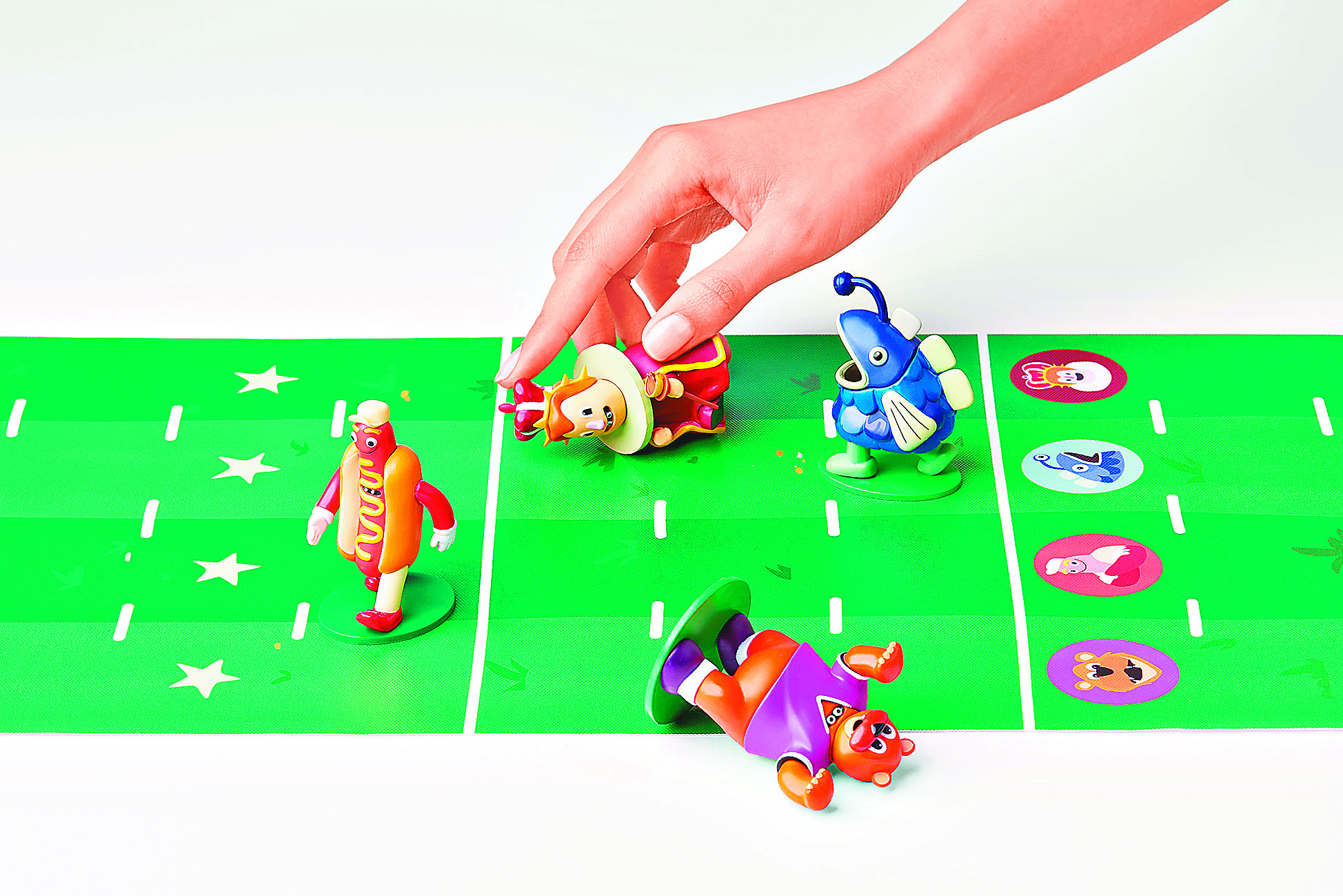 ■賽跑過程狀況頻生，笑料百出。