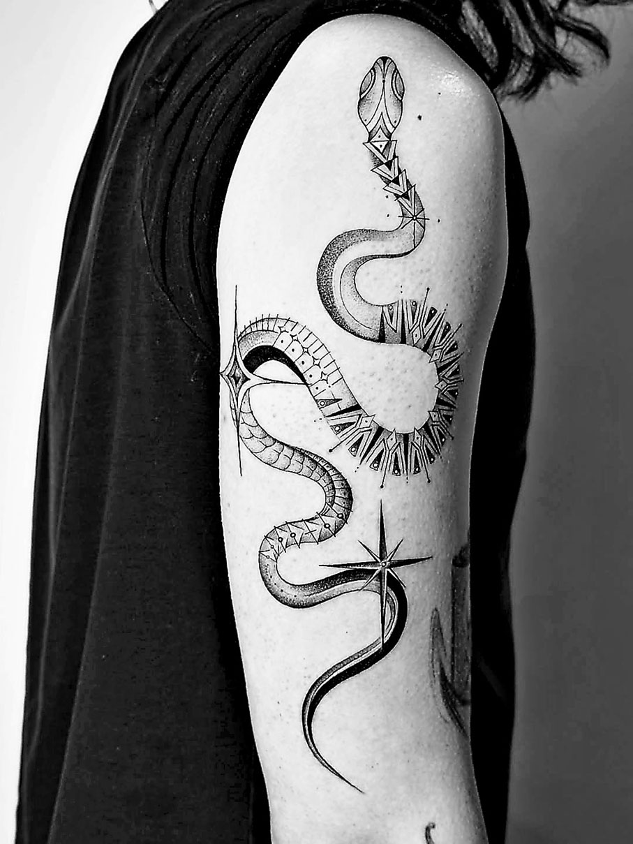 ■Yeeki的紋身作品。