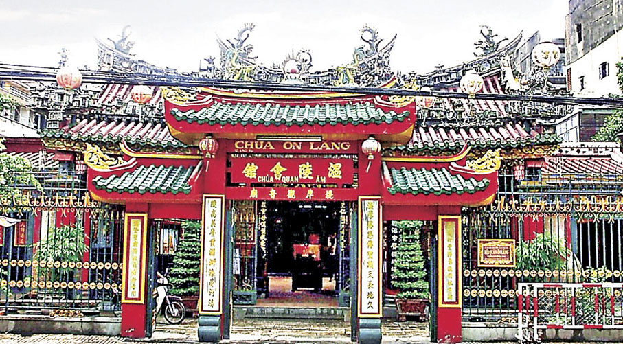 ■溫陵會館有濃厚的中國建築風格。