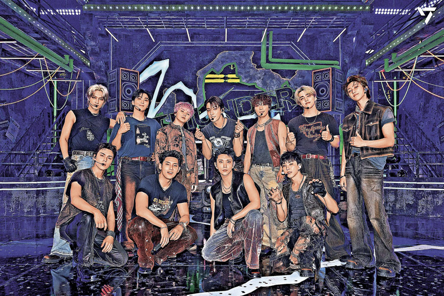 ■SEVENTEEN本周末再來會港迷，帶來精彩表演。