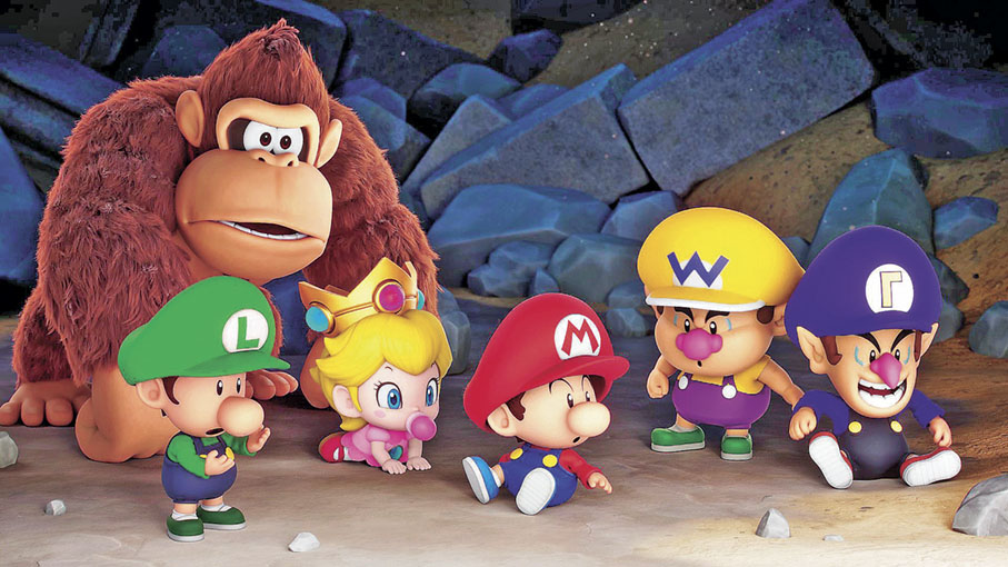 ■與瑪利歐寶寶討伐怪物的「故事模式」。