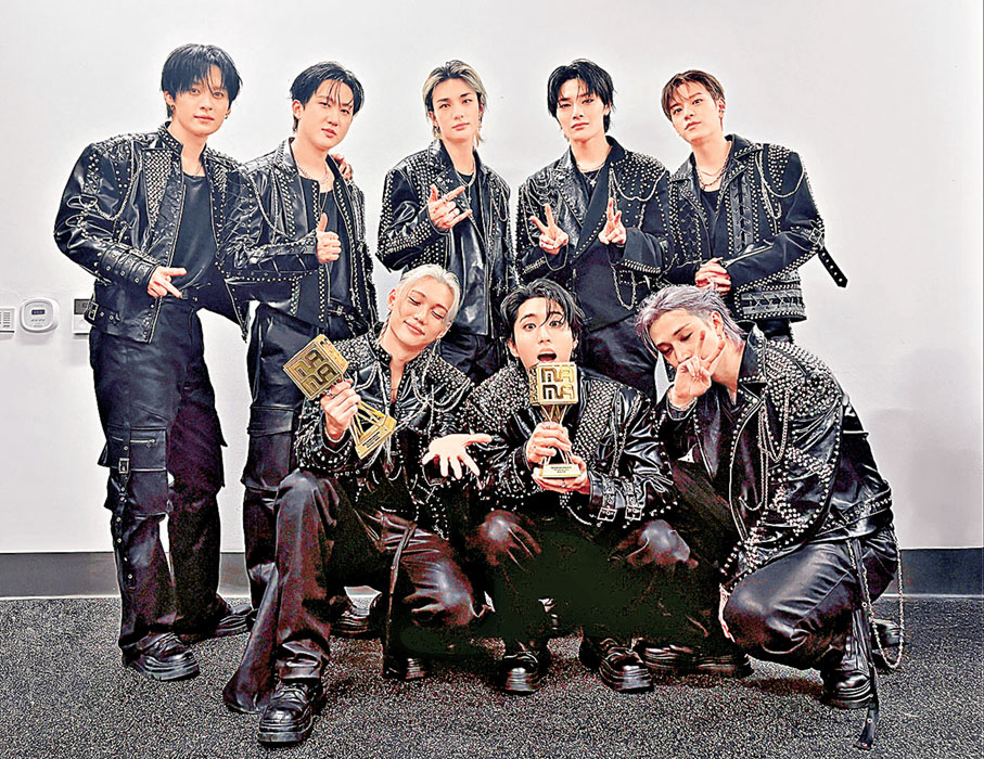 ■SKZ去年來到MAMA Awards 香港場領獎。