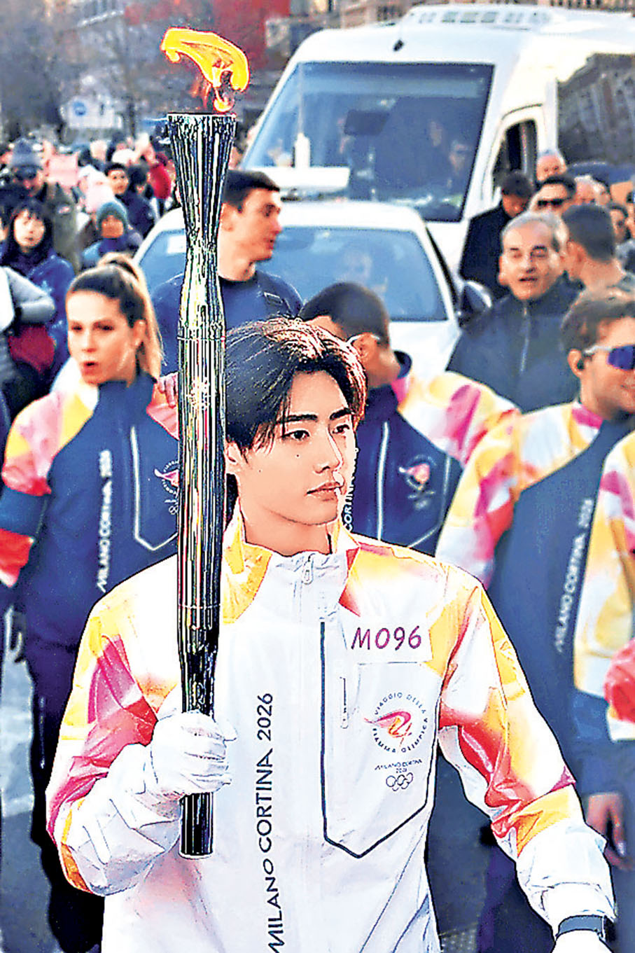 ■ENHYPEN成員朴成訓最近成為冬奧會火炬手。