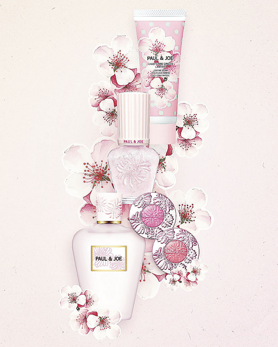 ■PAUL & JOE新推出限量粉紅櫻花彩妝。