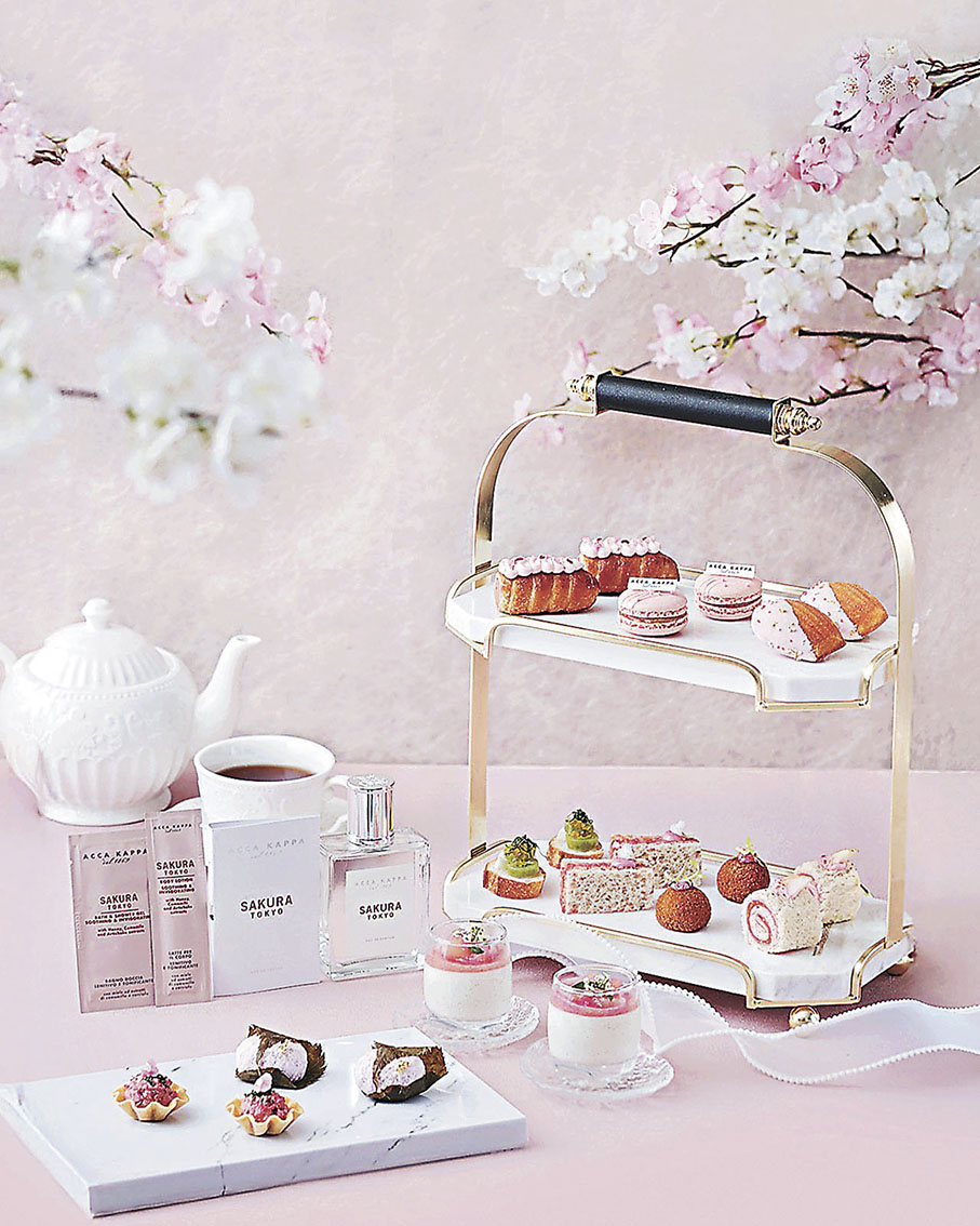 ■ACCA KAPPA春季限定「櫻花春日下午茶」。