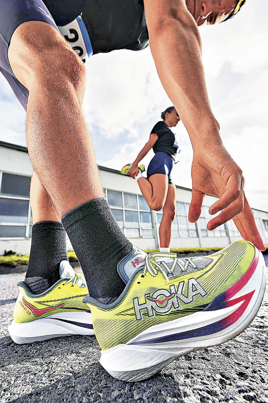 ■Cielo X1 3.0是HOKA品牌最輕的馬拉松競速鞋。