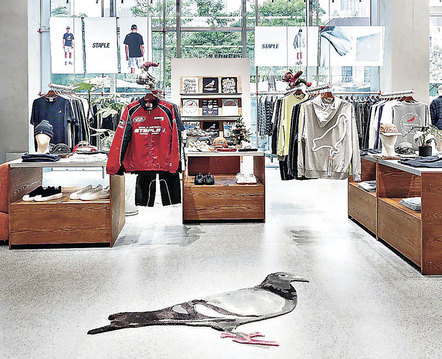 ■店內裝潢流露出濃濃美式街頭文化。