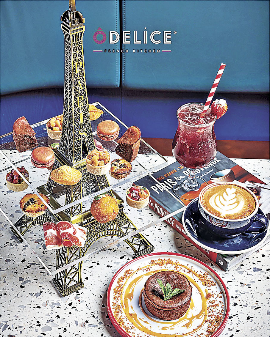 ■Odelice!的下午茶套餐賣相精緻。 Odelice! Facebook圖片