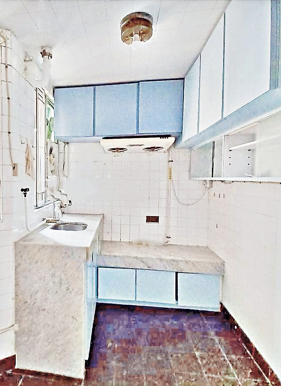 ■廚房廚櫃充足。