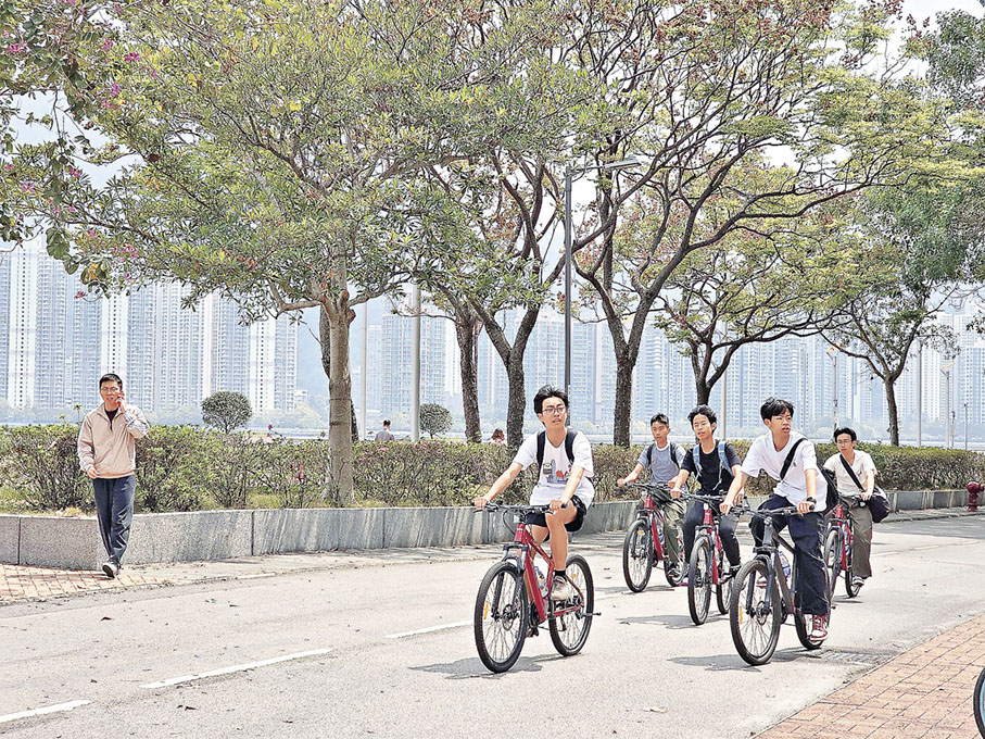 ■吐露港單車徑是傳統熱門單車路線。