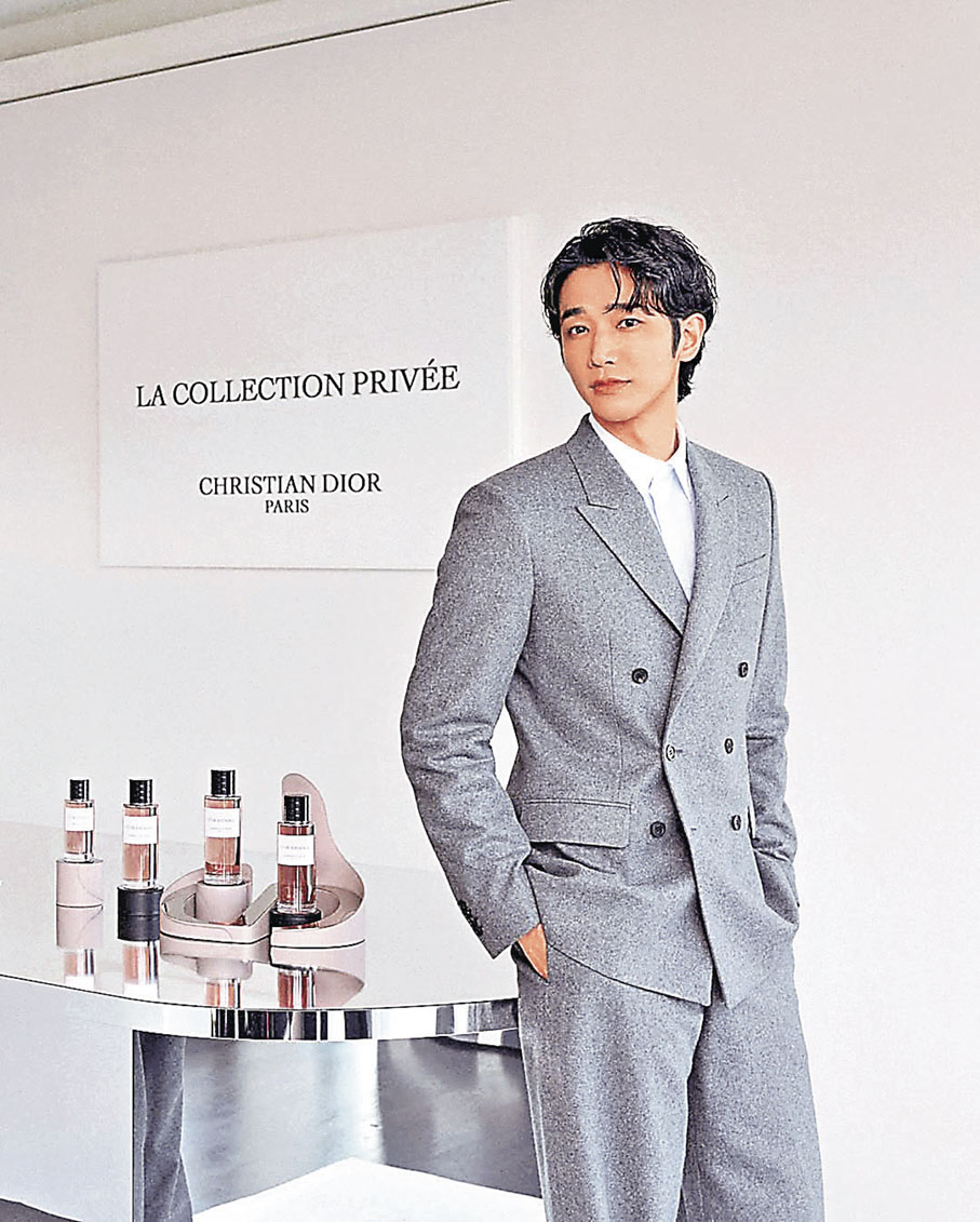 ■台灣男星劉以豪是DIOR香水大使。