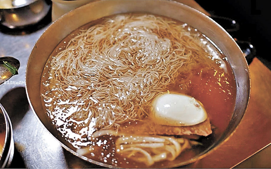 ■幫襯朝鮮火烤，記住點碗水冷麵。