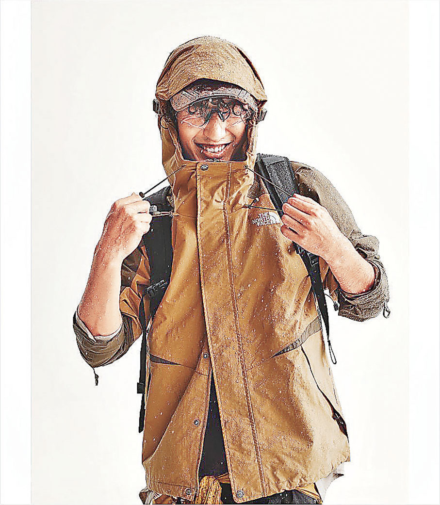 ■面對雨水也能保持乾爽。