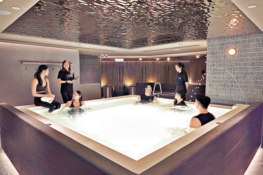 ■「Re:set by PURE」提供水療服務。