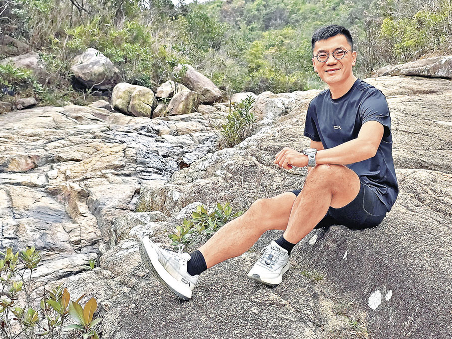 ■袁允灝是本地超馬跑手。