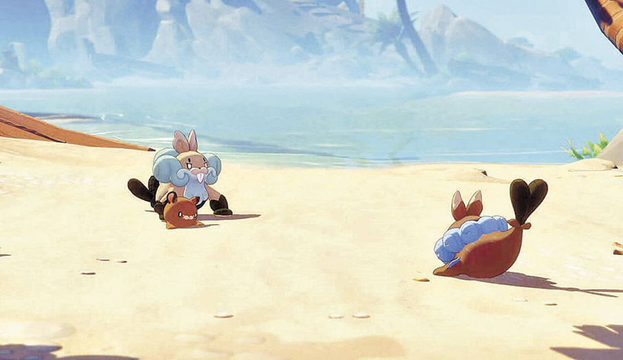 ■進行精靈對戰。