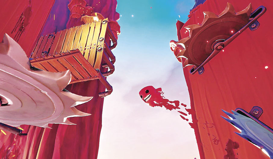 ■角色會流出肉汁。