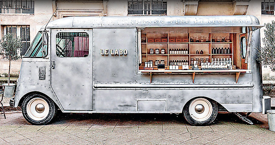 ■「Le Labo on Wheels」特製卡車。