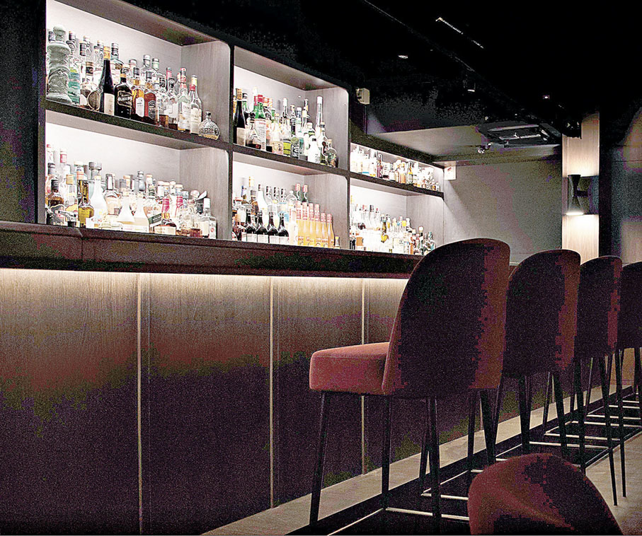 ■Bar Anima的裝潢格調高雅。