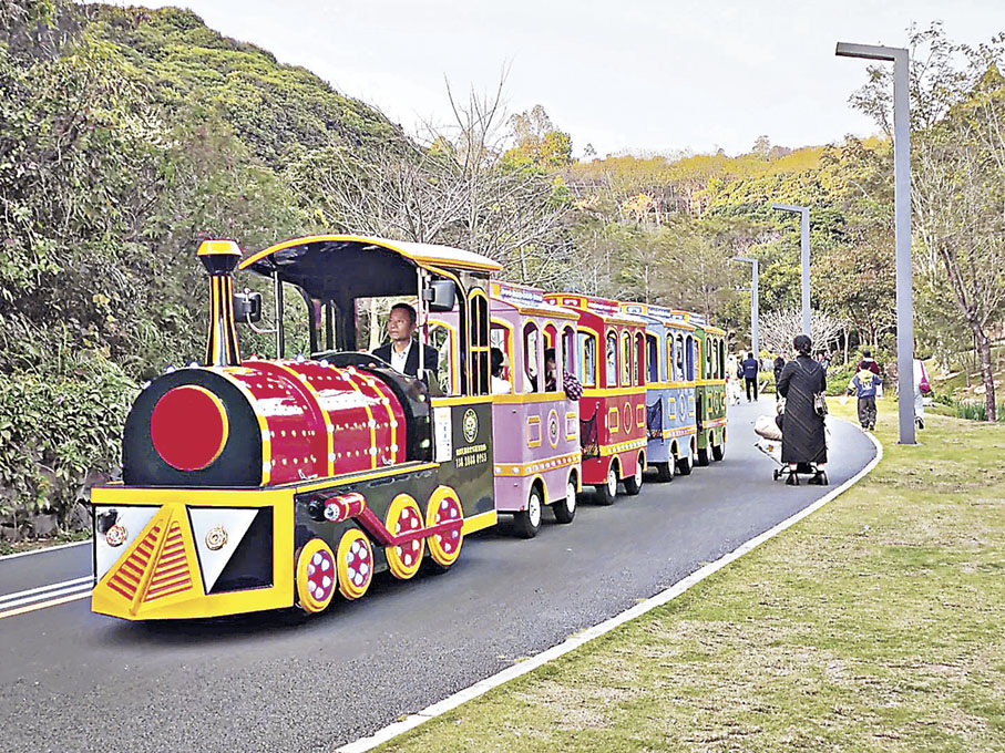 ■周末及假日限定的小火車可欣賞沿途山野風光。 小紅書@深巴省深遊