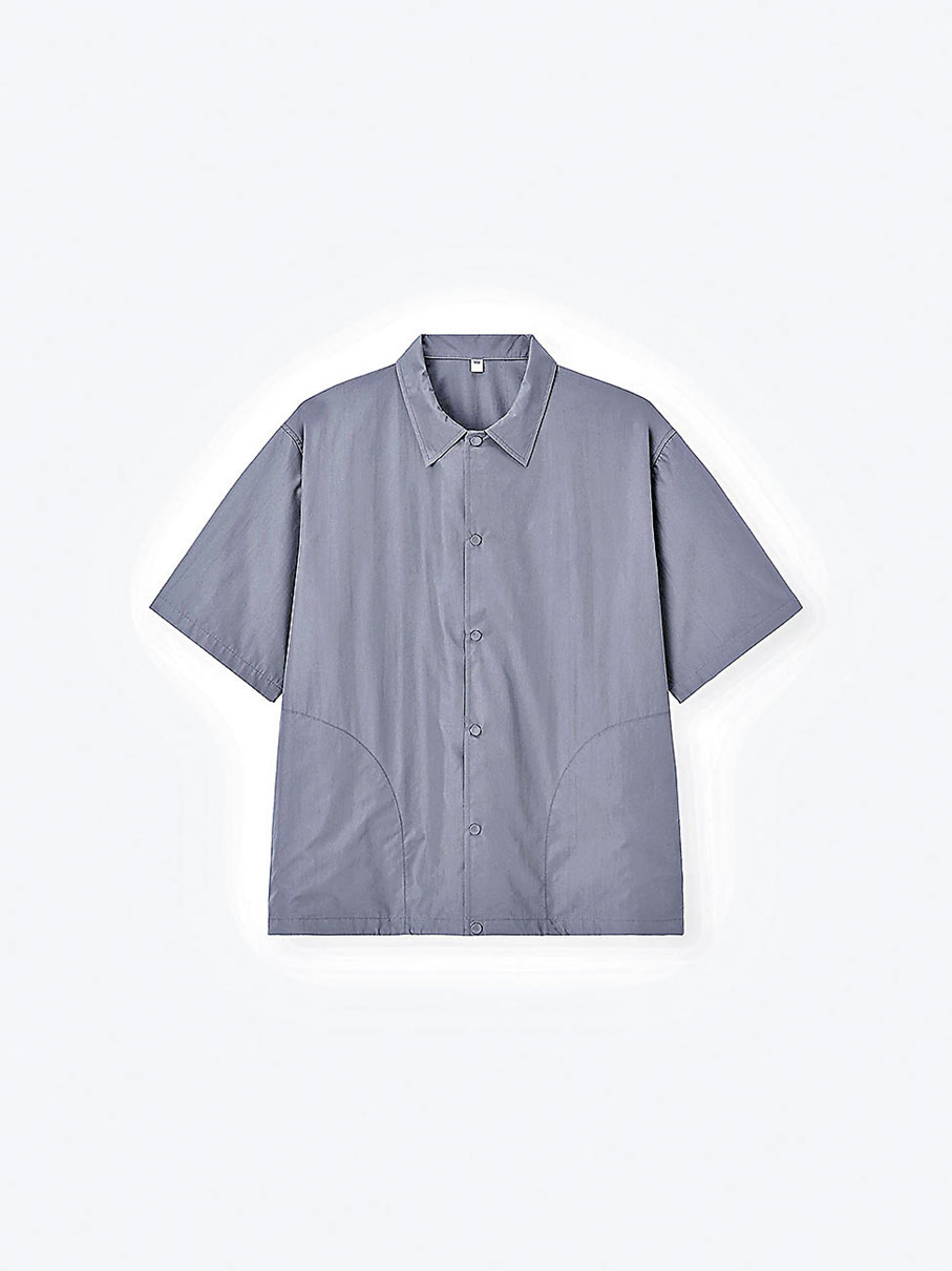 ■GU「Dry Coach Shirt」適合作為外搭。