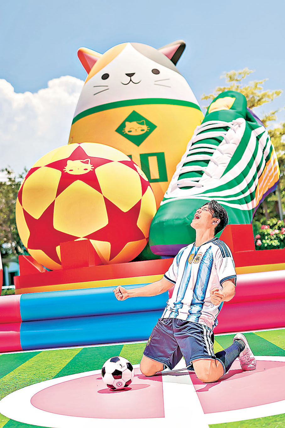 ■5米高「王牌喵前鋒」