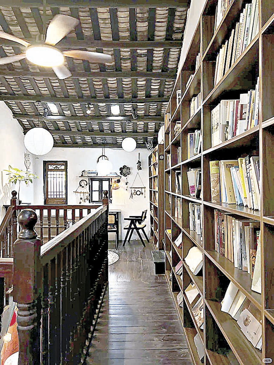 ■小店由百年老宅改造，布置夠古風。  小紅書@夢夢愛出門