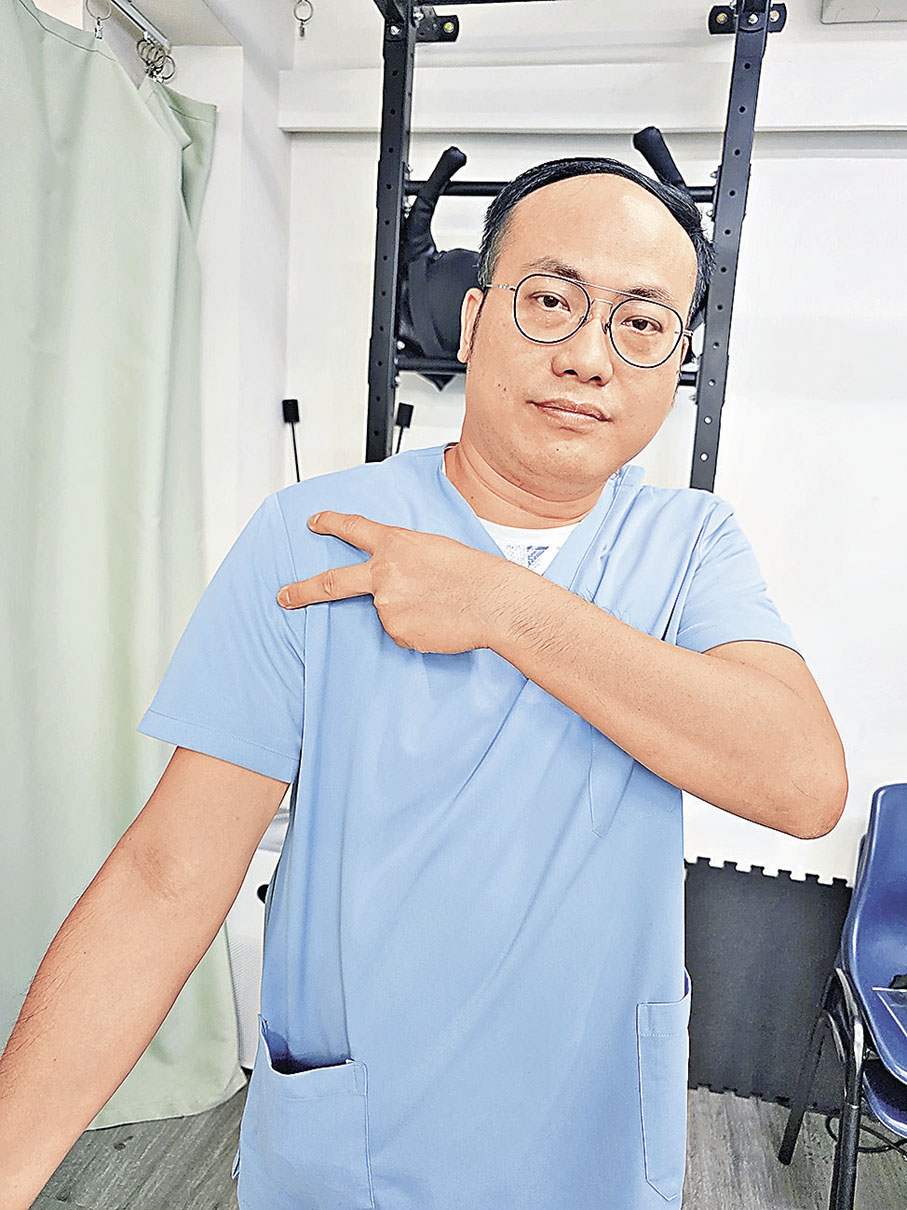 ■Oscar指，二頭肌及岡上肌等筋腱在游泳時容易過勞。