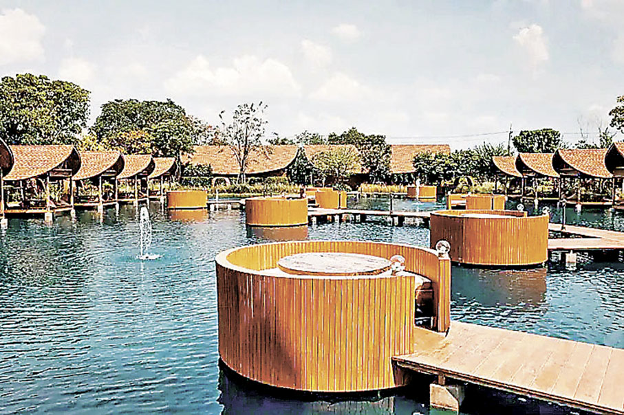 ■Bubble in the Forest Café戶外處處都是打卡點。