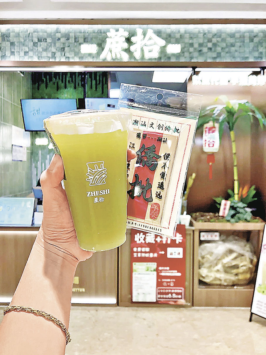 ■每杯茶飲都是由新鮮甘蔗現榨。