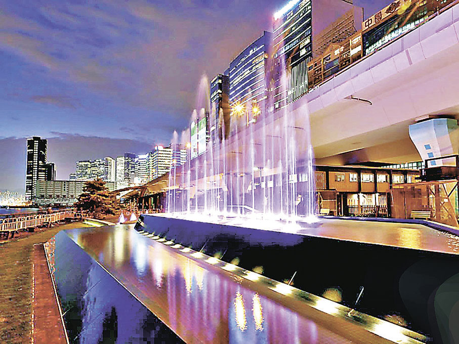 ■觀塘海濱花園夜景迷人。