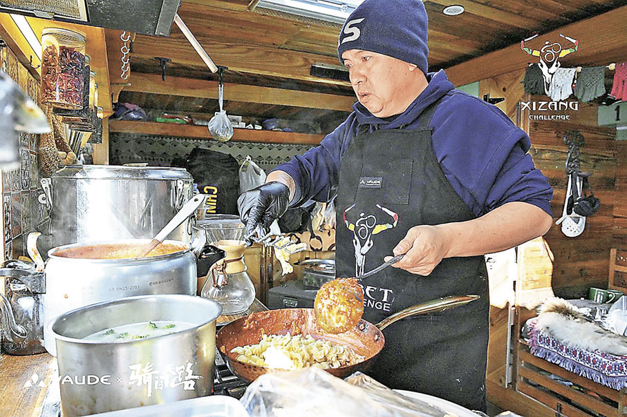 ■在高海拔地區的飲食盡量以符合平日飲食習慣為佳。 受訪者提供圖片