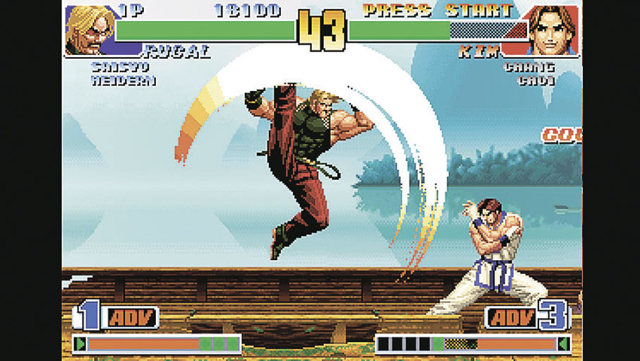■《拳皇'98》遊戲畫面