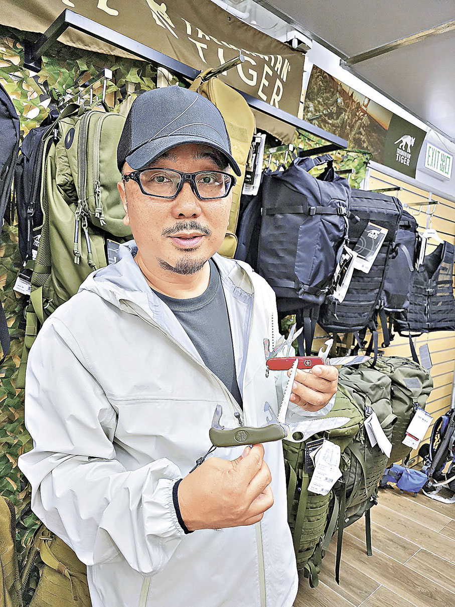 ■Sunny指萬用刀能發揮何種功能，視乎使用者能否活用。