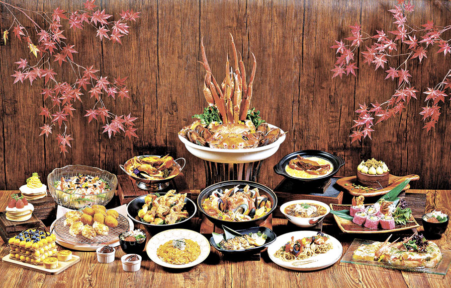 ■海鮮美饌包括雪花蟹腳、麵包蟹等矜貴食材。