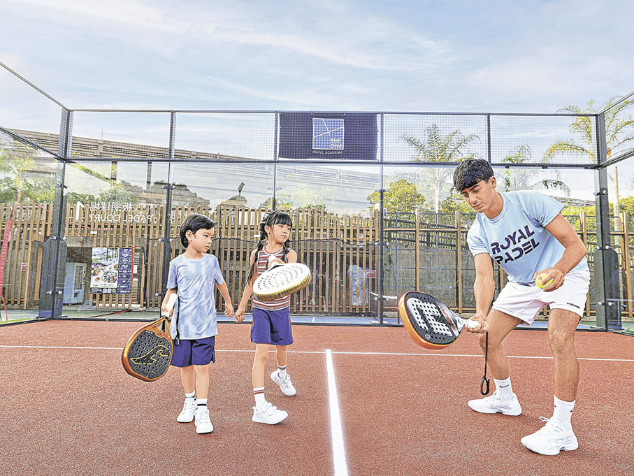 ■場內有國際專業教練親身指導，讓新手亦能快速上手。